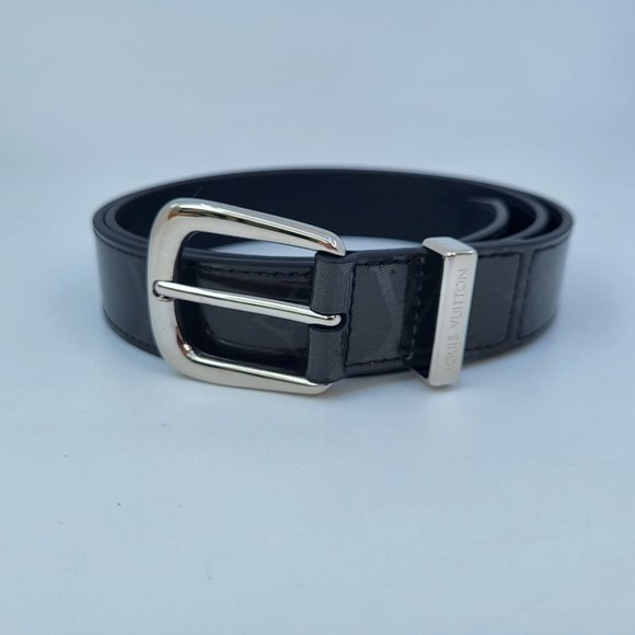 New Authentic Louis Vuitton Ouest Belt Monogram Glaze - Picture 2 of 12